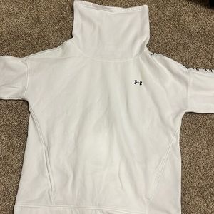 White turtleneck hoodie!